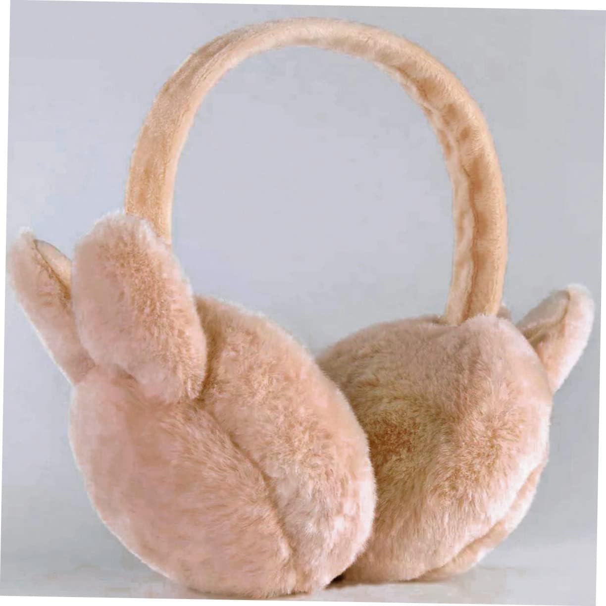 Warm Bunny Earmuffs for Girls Foldable Ear for Cold Weather Cute Design to Keep Ears Toasty for Outdoor Activities image 2