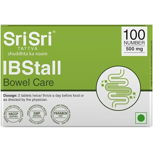 Sri Sri Bowel Care Tabs 500mg