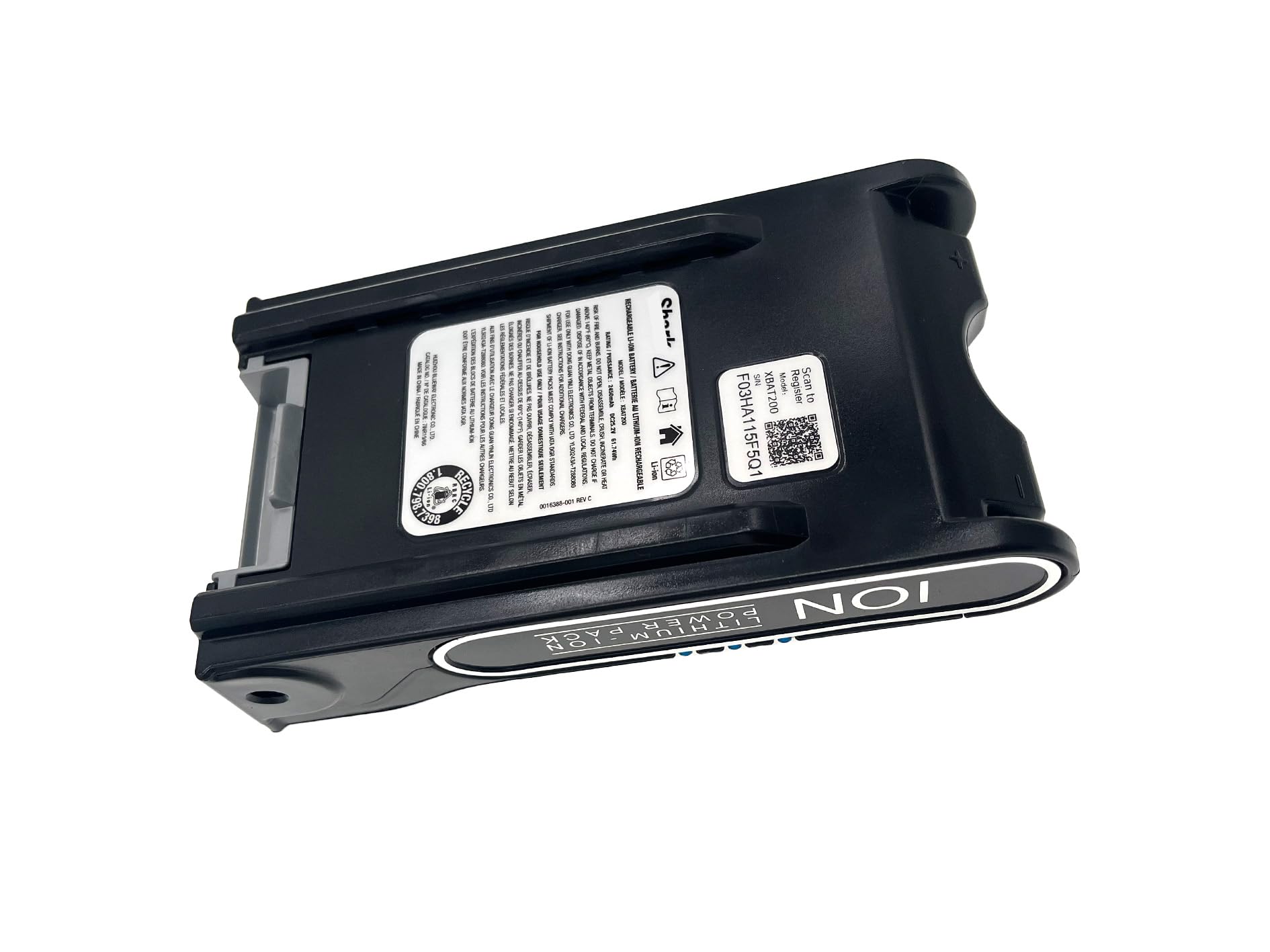 Cameron Sino Batteria Di Ricambio 2400mAh Per Aspirapolvere Shark - Compatibile Con Serie F30, IF200, X30, IC200 - 4