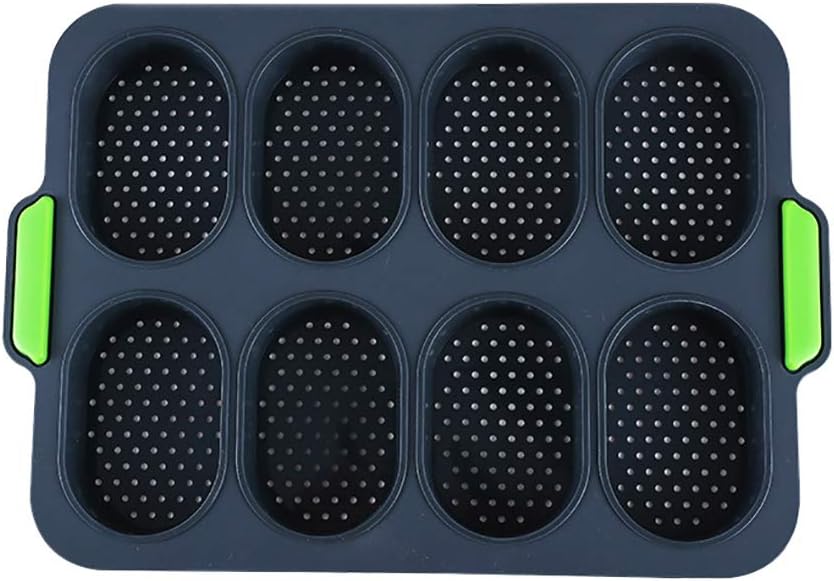 RetroFun Mini Baking Tray,Silicone Non-Stick Perforated Pan Bread Baking Mold Pan for Loaf, Bread, Cake