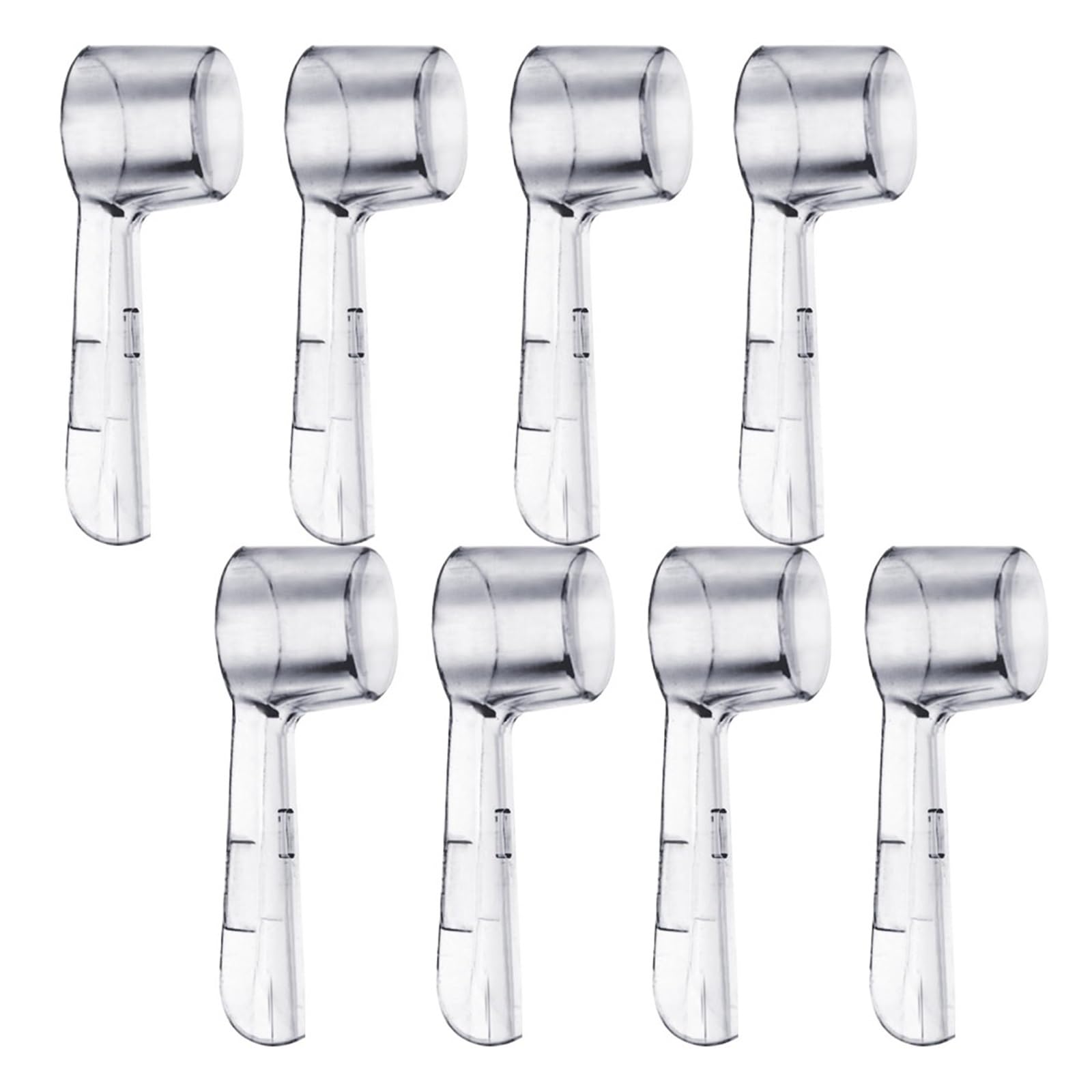 Generico 3Pcs/8Pcs Copritestina, cappuccio antipolvere guaina/cappuccio