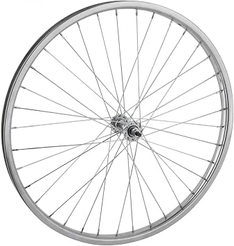 WheelMaster Front Bicycle Wheel 24 x 1.75 36H, Steel, Bolt On, Silver | bike-wheels