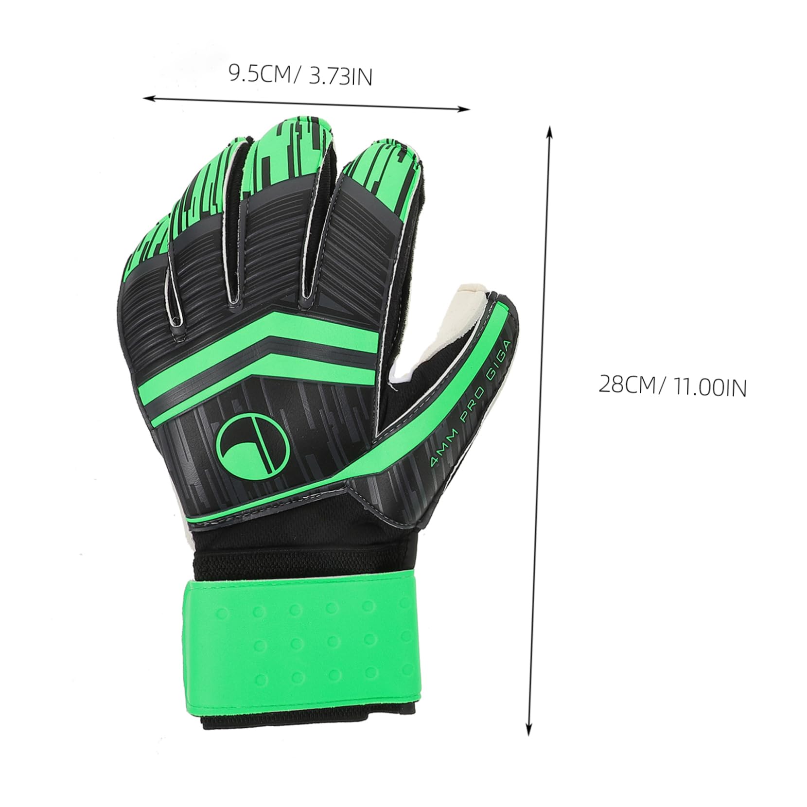 TOGEVAL 1 Pair Goalkeeper for Football Professional Comfortable Fit Adjustable Wristband