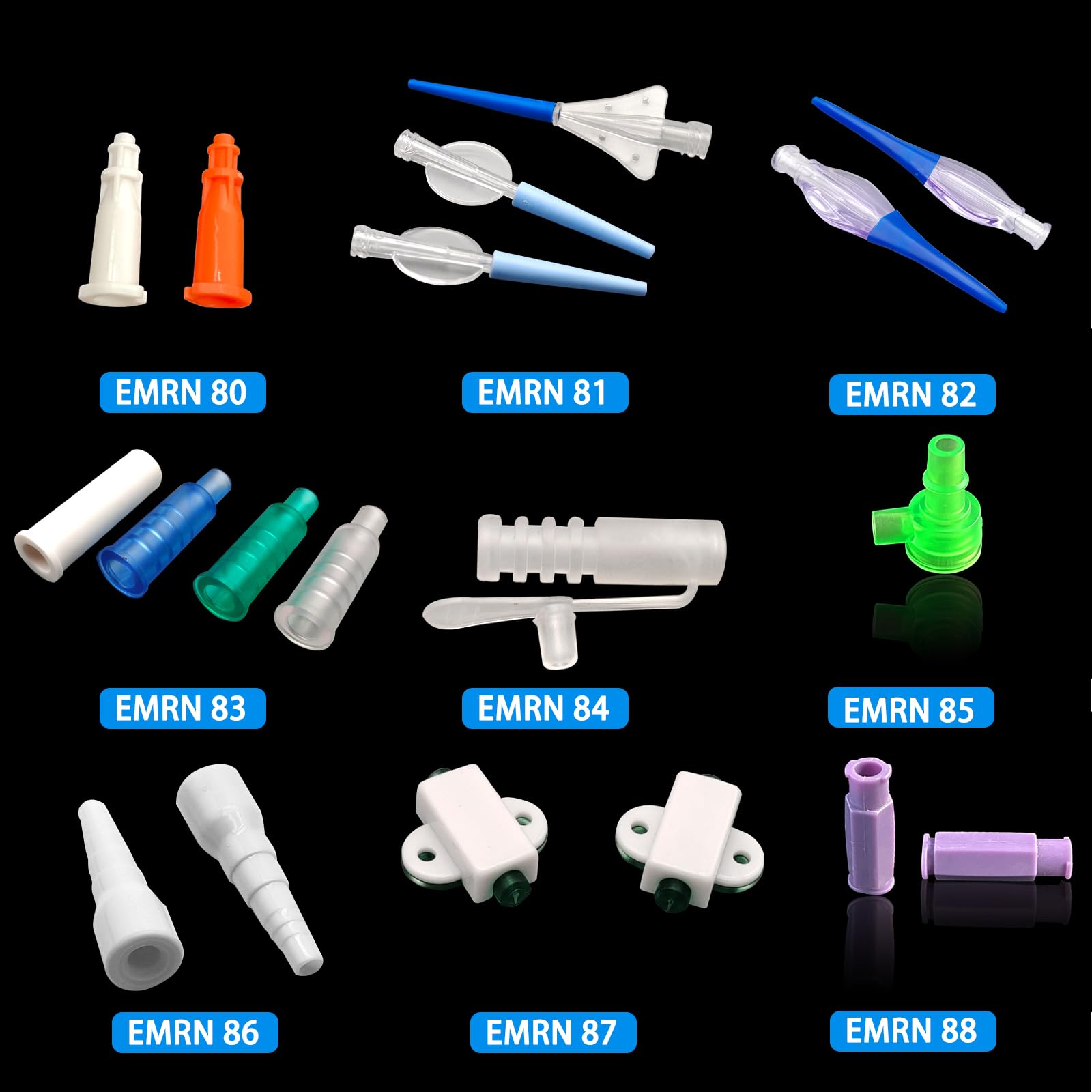 100 pezzi Connettore femmina Luer Lock per sistemi Luer e cateteri, raccordo Luer femmina, per uso medico e di laboratorio, monouso. (EMRN 38)