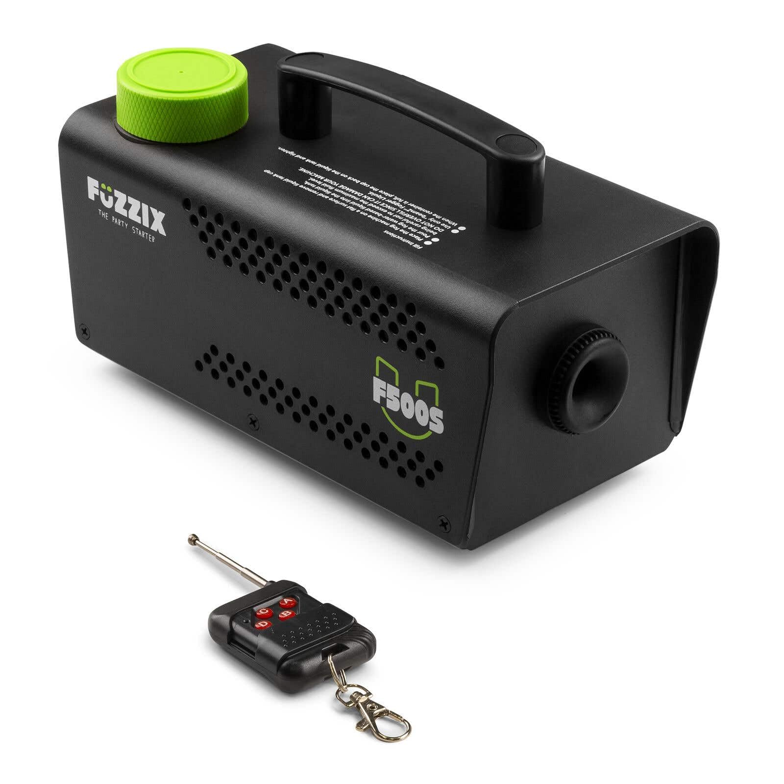 MAX DJ Komplettanlage 500W mit Bluetooth DJ Mixer, 2 Lautsprechern, Lichtanlage & Nebelmaschine – DJ Set für Einsteiger, Gartenparty, Geburtstag, Plug & Play