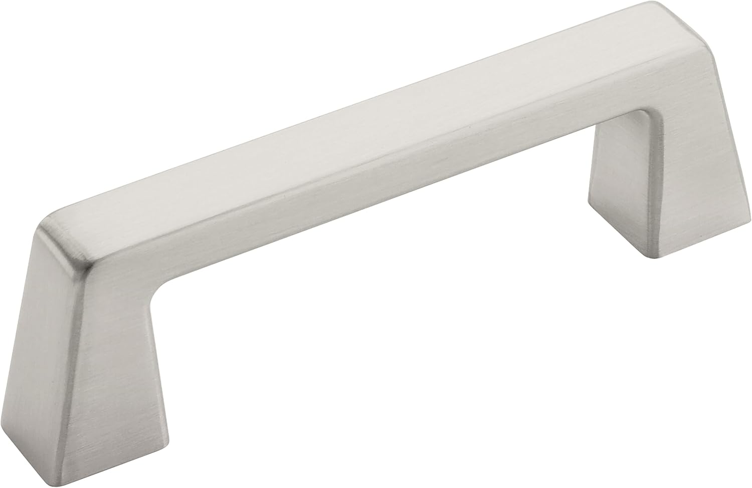 Amerock | Cabinet Pull | Satin Nickel | 3 inch (76 mm) Center to Center | Blackrock | 1 Pack | Drawer Pull | Drawer Handle | Cabinet Hardware