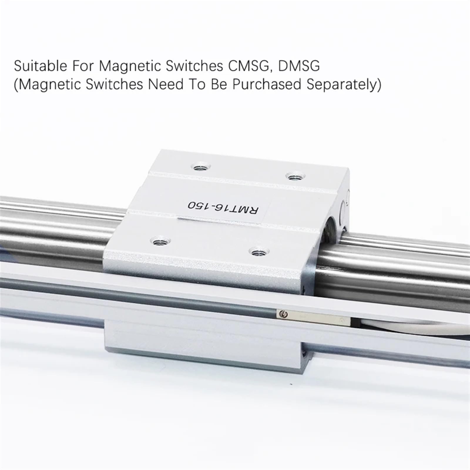 Cilindro Pneumatico Standard SC 100x300 Mm, Doppio Effetto, Per Aria Compressa, Pressione Max 10 Bar
