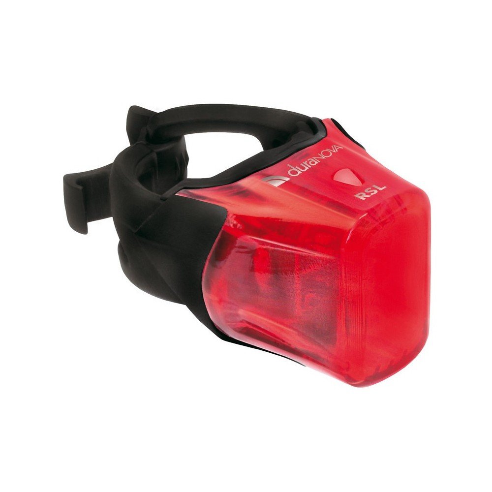 duraNova Vegas LED Battery-Powered Rear Light – Black, 7 x 4 x 3 cm