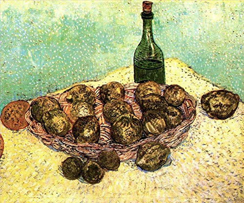 Vincent van Gogh Nature morte en bouteille de citrons et d'oranges huile sur toile faite main 07