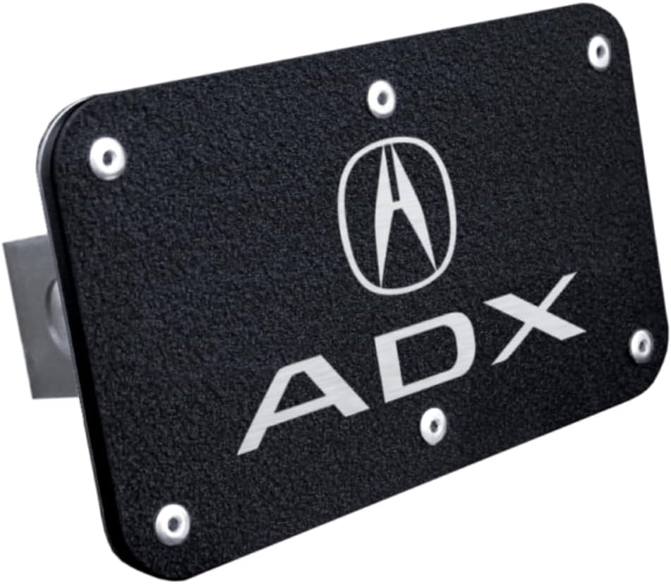 Au-TOMOTIVE GOLD, INC. Officially Licensed Class II Trailer Hitch Plug for Acura ADX (Rugged Black)