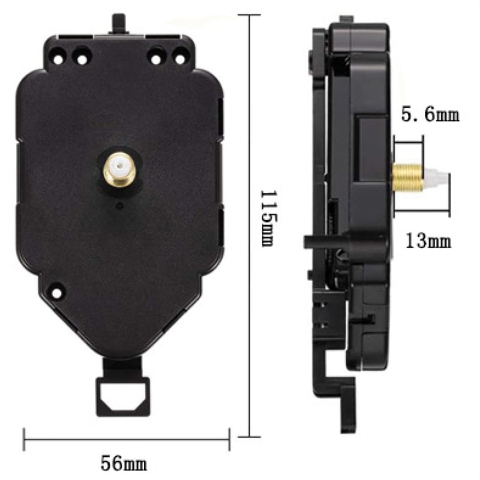 5 set di orologi a pendolo al quarzo per riparazione fai da te parte montaggio a parete con 2 paia di lancette stile A