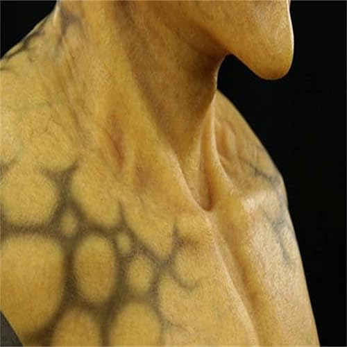 Miniatura 2 de Máscara de Halloween aterradora, máscara espeluznante súper suave, disfraz de demonio malvado, vestido elegante para fiesta de disfraces de Halloween