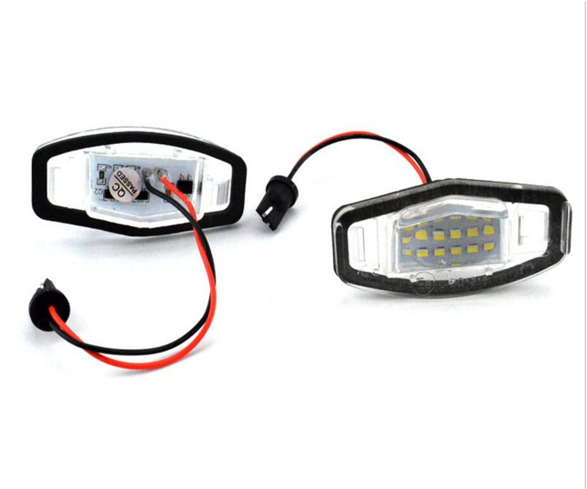 GZLMMY Super Bright 18-SMD OEM Replacement LED Number License Plate Light Lamps for Honda Acura MDX RL TL TSX ILX Civic Accord Odyssey etc.