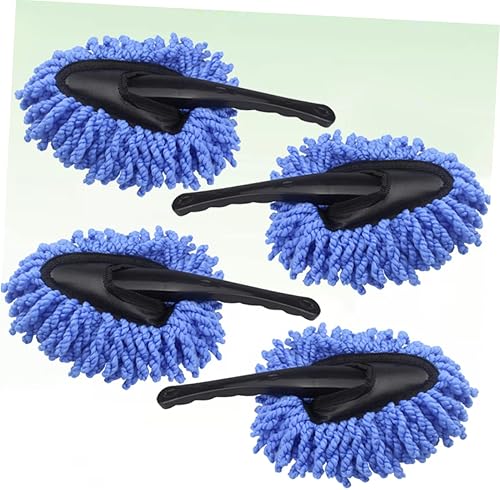 Miniatura 4 de Cepillo de cera para coche, cepillo para polvo, limpiador interior de coche, mango ergonómico, 4 unidades