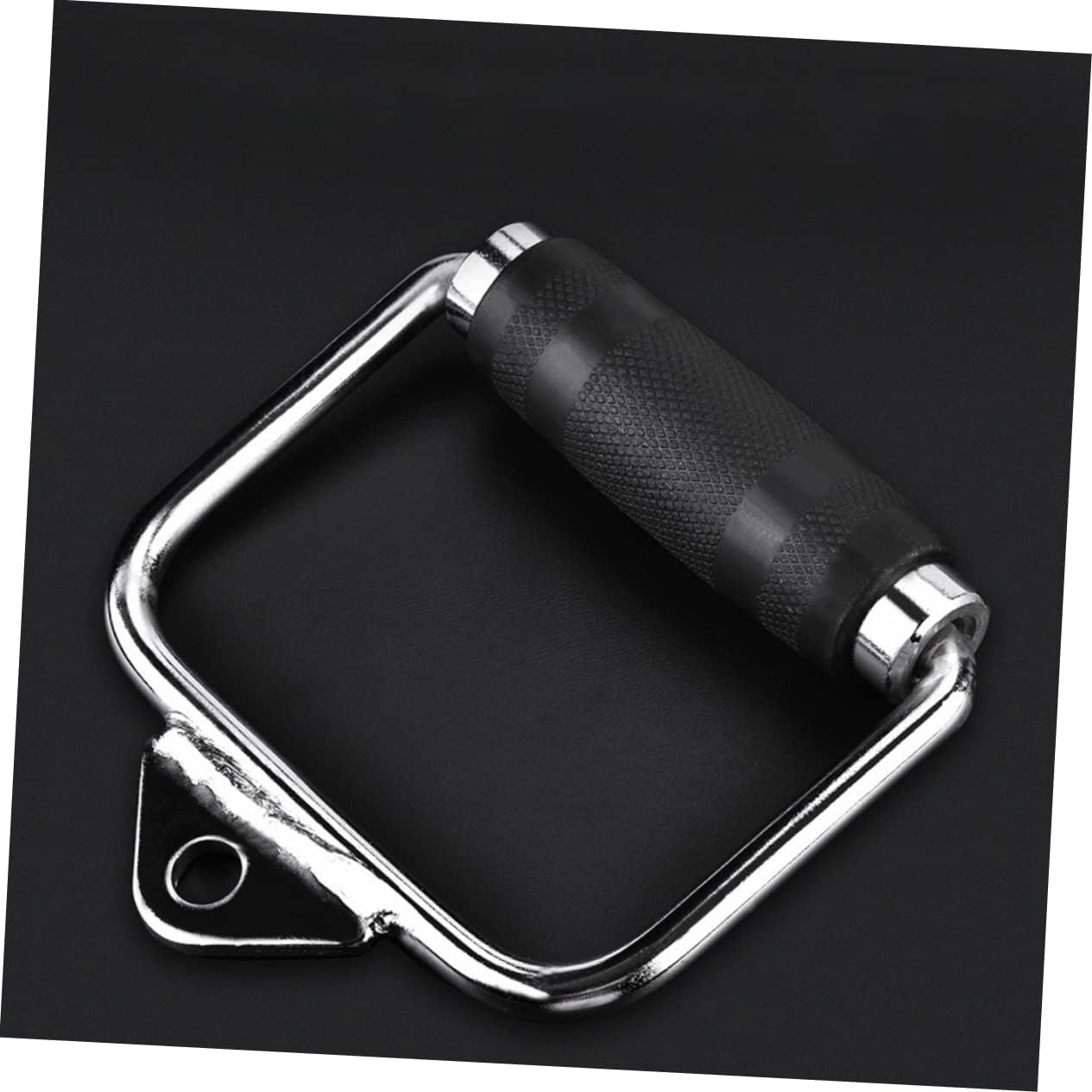 Sosoport 2Pcs D-Handle Resistance Band Handles for Home Gym Equipment Ergonomic Rubber Grip Fitness Accessories for Triceps Strength Training Portable Cable Machine Attachments