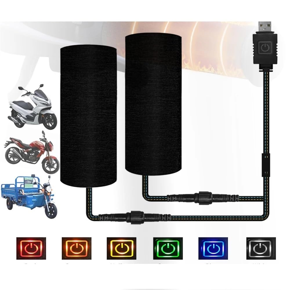 Podgrzewane kierownice motocyklowe Regulowane izolowane uchwyty kierownicy(2PCS)