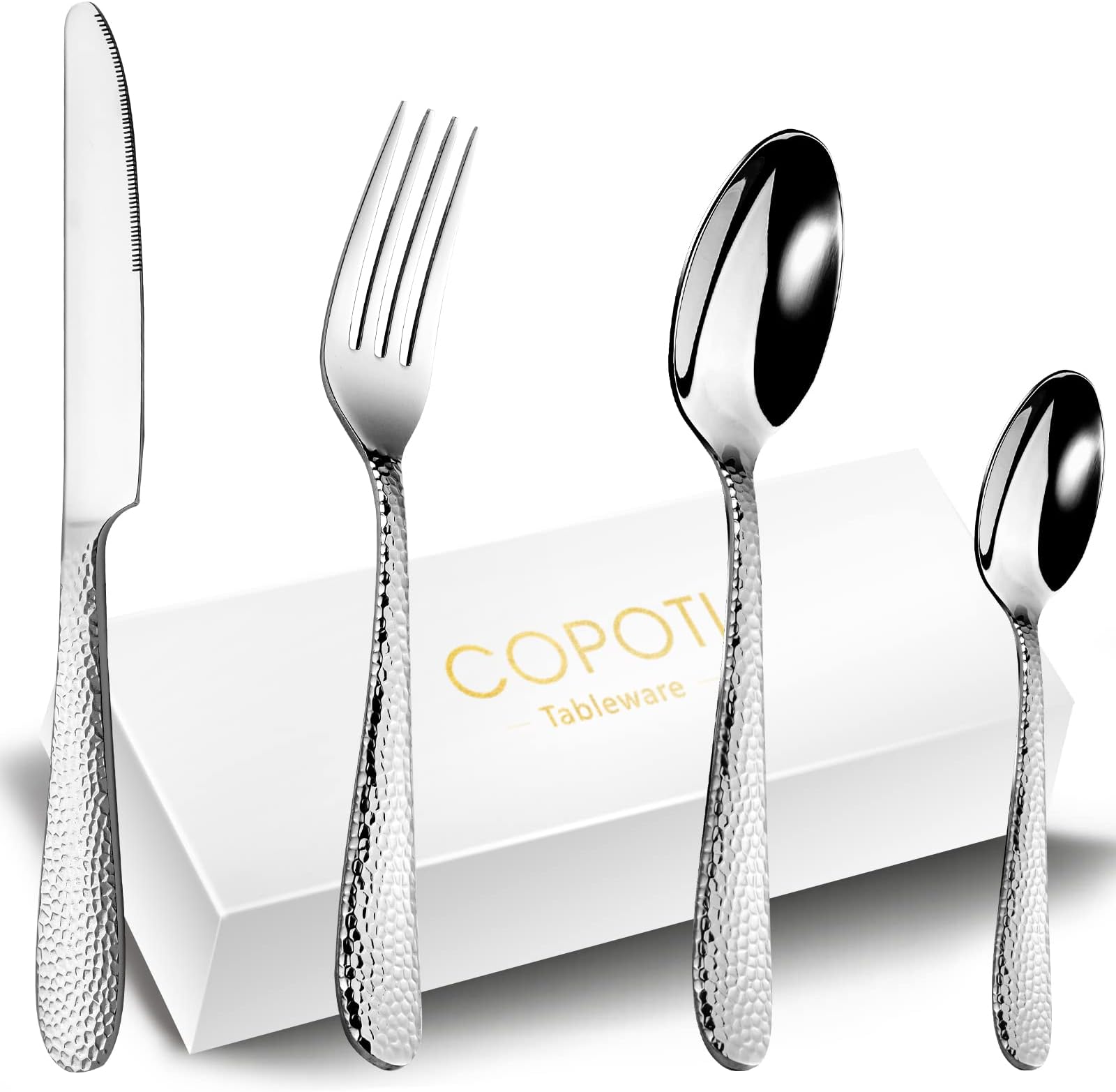 Cutlery Set, Onader Stainless Steel 24 Piece Cutlery Set for 6 People