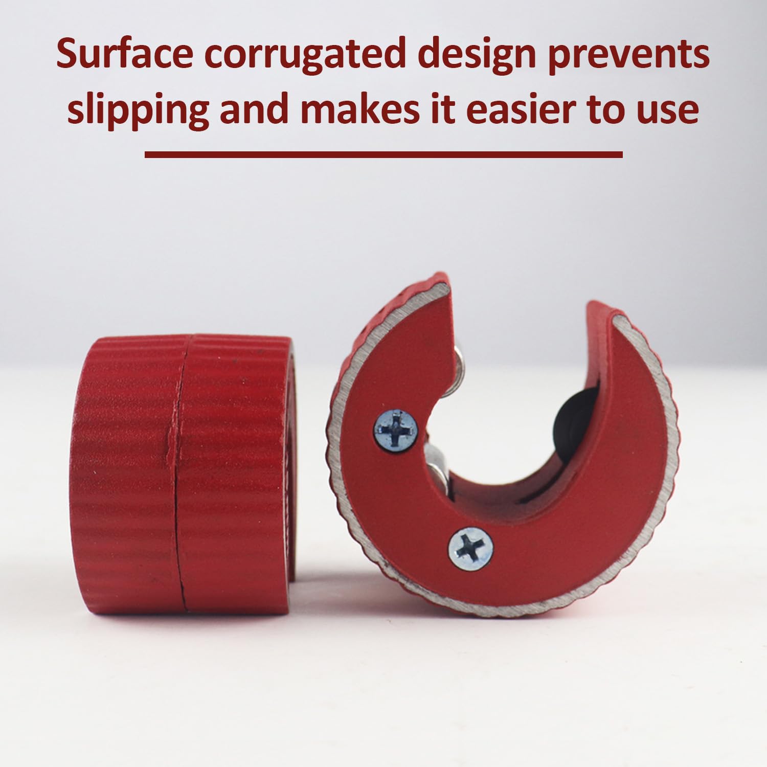 Pipe Cutter 15mm and 22mm, Copper Pipe Slice Tube Cutter Zinc Alloy Body with 2 Replacement Cutting Wheels - Image 4