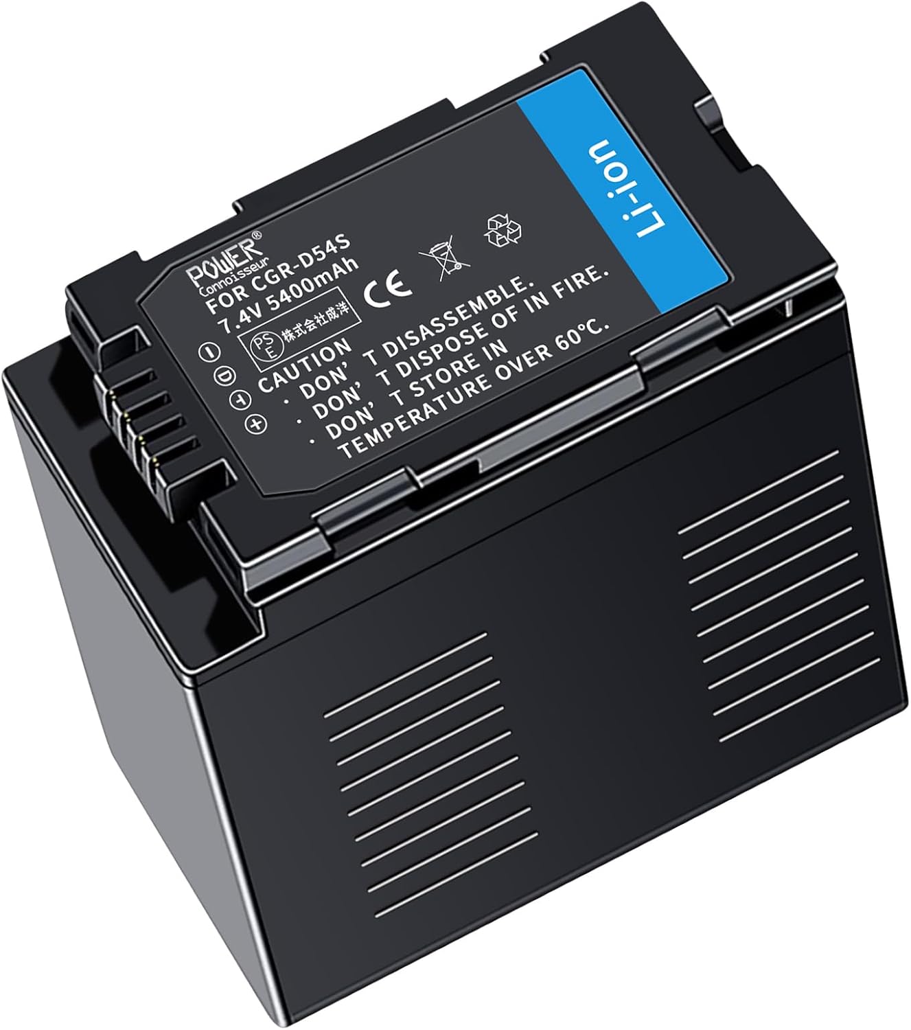 Panasonic CGA-D54, VW-VBD29, VW-VBD55 Battery (2-Pack) and Charger