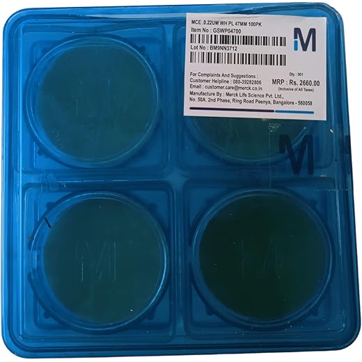 Membrane Filter Papers 0.22 Micron 47 Mm