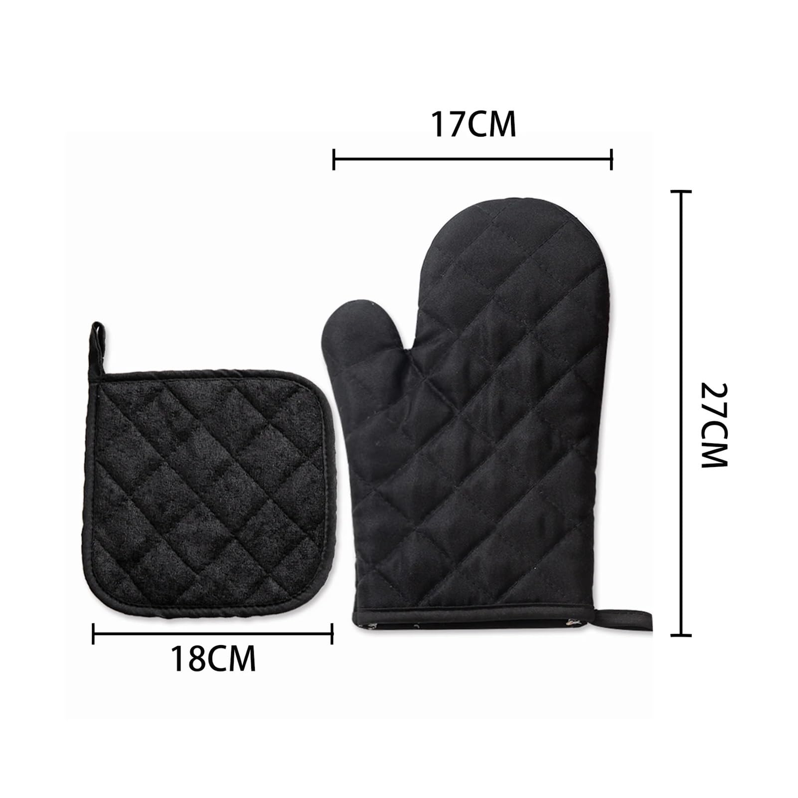 MRKU Backhandschuhe, Ofenhandschuhe, mikrowellengeeignet, hitzebeständiges Polyester, Küchenhelfer, Backformen und Grillutensilien