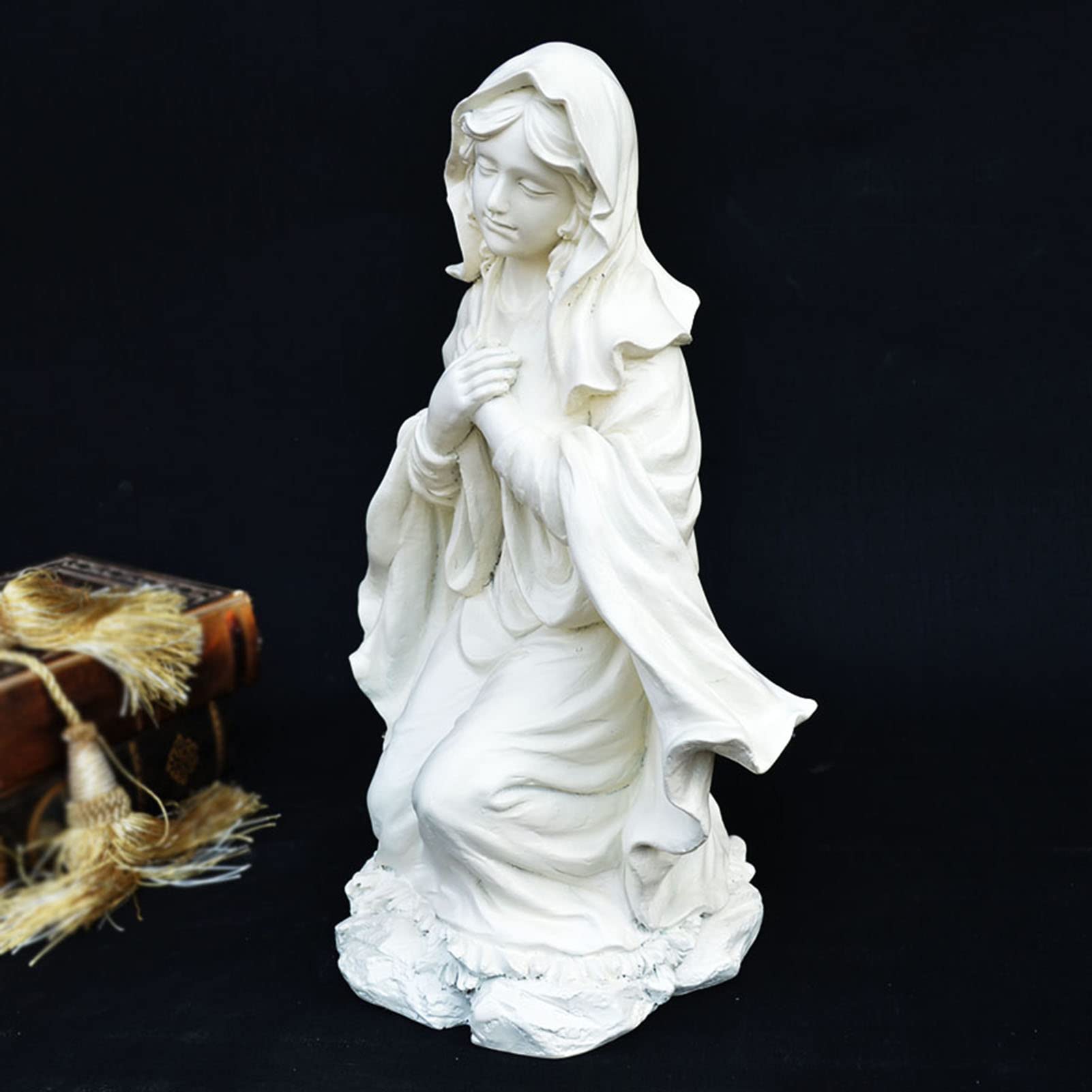 Engel-Mädchen-Statue, betendes Engel-Mädchen-Skulptur-Harz-Handwerks-Hausgarten-Desktop-dekorative Ausstellungs-Sammlung-Kunst-Dekor-Geschenk
