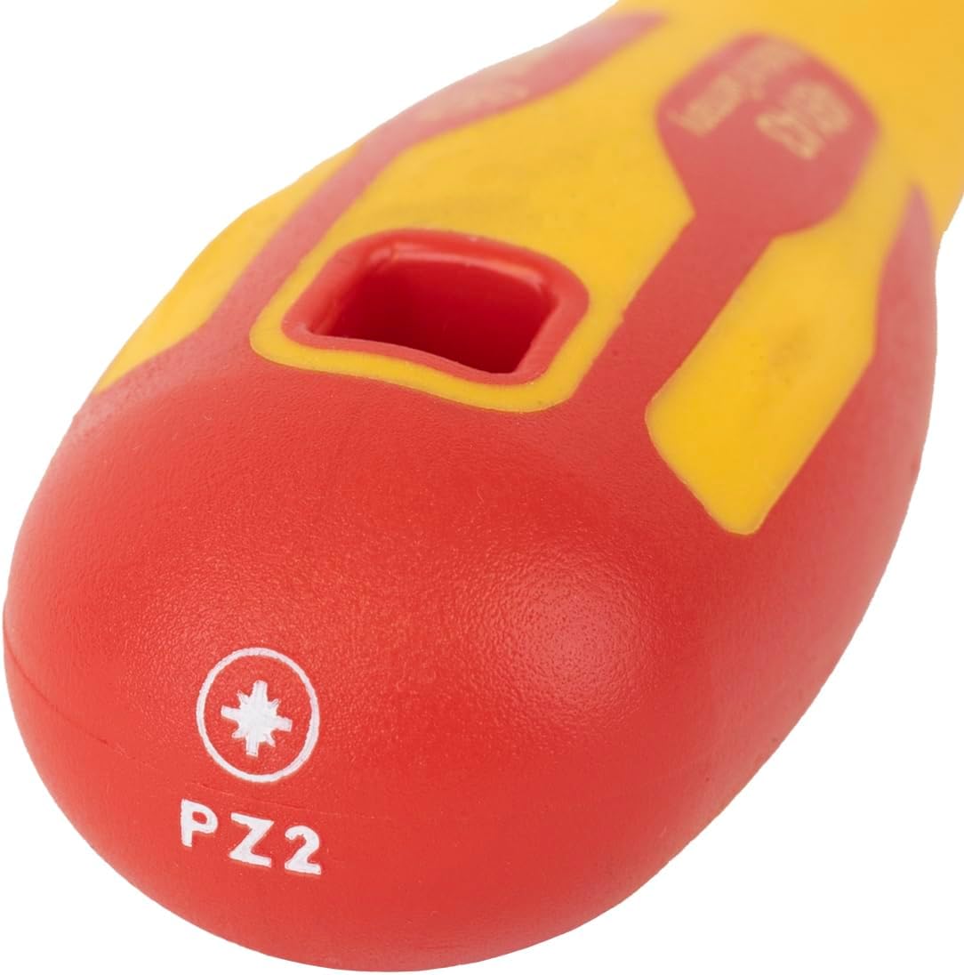 C. K Tools T49143-2 Dextro VDE Insulated PoziDriver PZ2 x 4-Inch Shaft