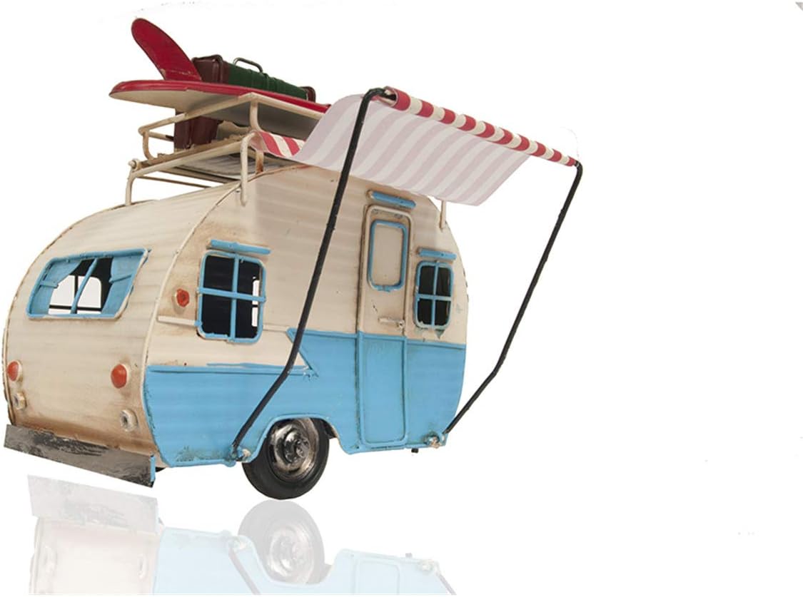 Old Modern Handicrafts Classic Camper Photo Frame and Piggy Bank - Camper with Photo Frame, Piggy Bank - Metal - 9" L x 8" W x 8" H