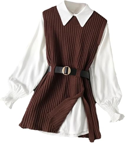 Amazon | [Maison de TAO] [メゾンドタオ] シャツ ニット ベスト 