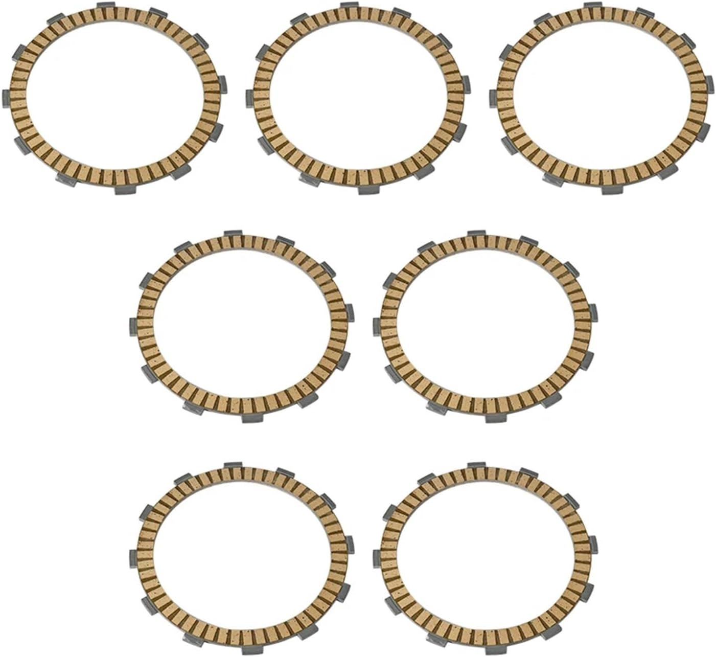 Clutch Friction Disc Plate Kit for HA CBR1100XX Blackbird, CB1100, CB1100SF - OEM Compatible Replacement Parts