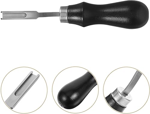 Miniatura 4 de EXCEART Tools Leather beveler Tool leathercraft Edge Skiving beveler Leather Edges Stitching Tool Leather Stitching beveler Leather Stitching Tool