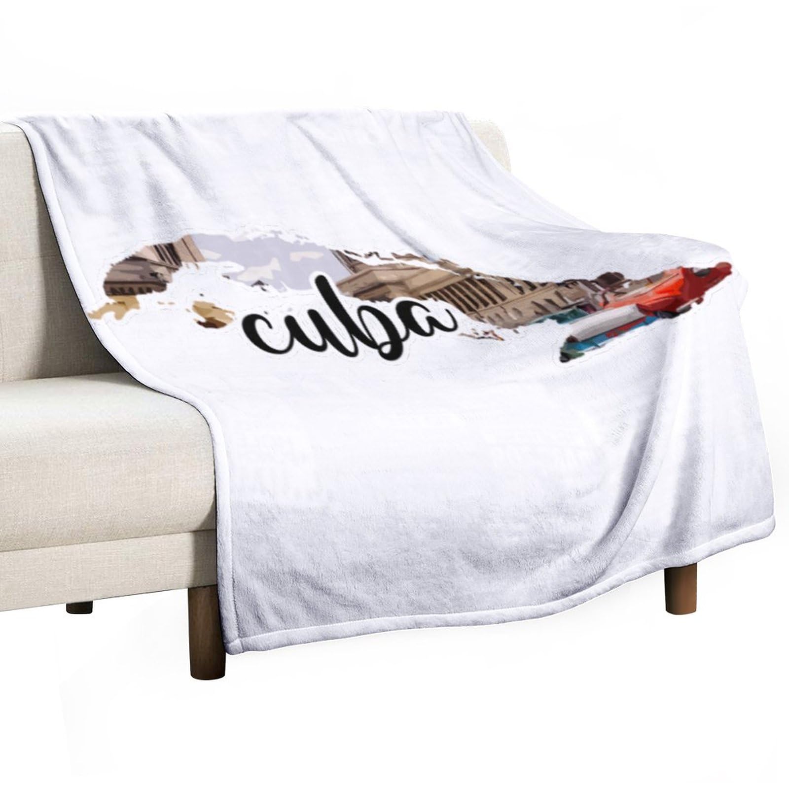 Couverture de lit polaire de Cuba le cadeau d'anniversaire idéal pour femme et homme passionnés