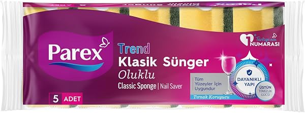 Parex Trend Klasik Sünger Oluklu 5'li