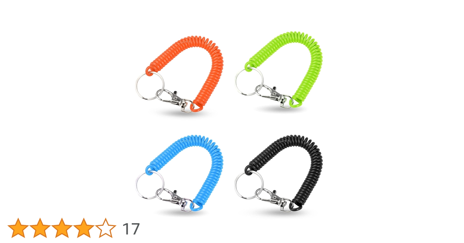 天石キーホルダー4個セットアフガン製 Amazon.co.jp: ナスカン付スプリングキーホルダー(糸入) 【12個