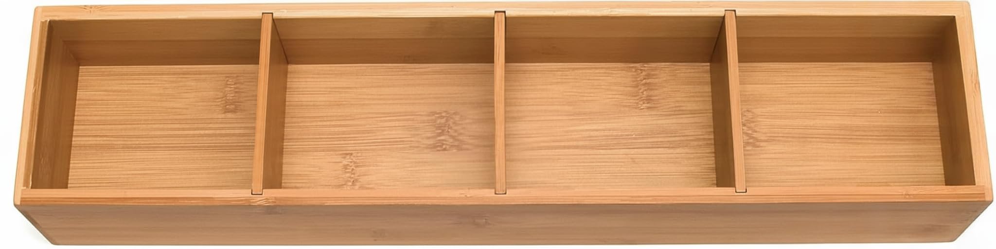 Organiseur de tiroir en bambou Lipper 8884 avec 3 intercalaires