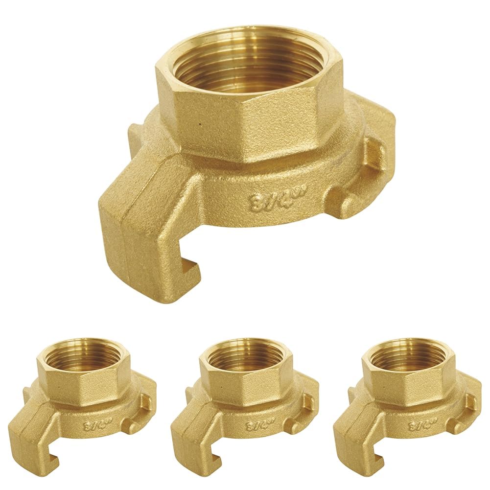 Raccord express femelle 3/4 étanche et durable en laiton pour robinet de puisage