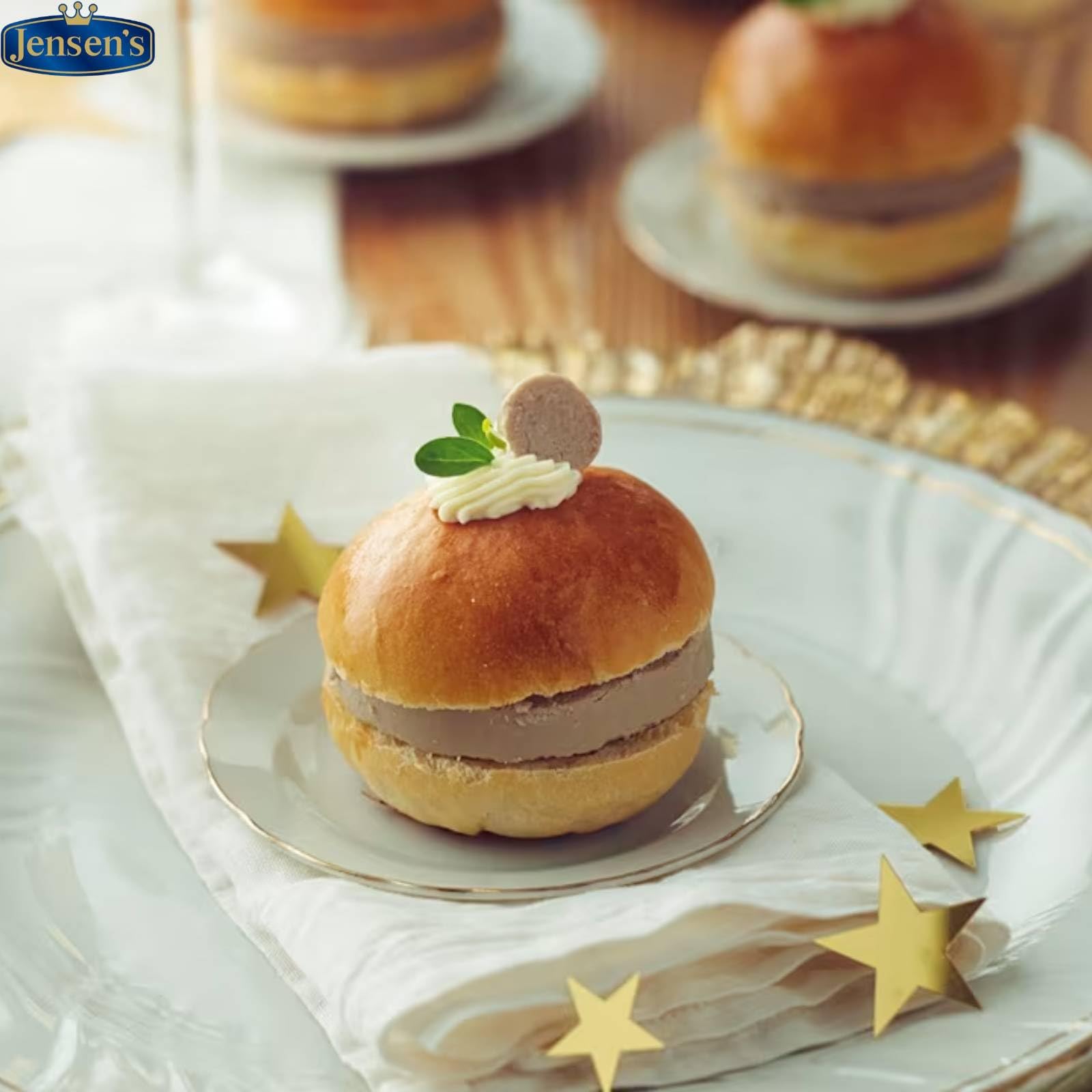 Pâté D'Anatra Jensen's Leber - Set da 6 vaschette x 80g (Totale 480g) - Specialità Tedesca Gourmet con 15% Carne d'Anatra e 14% Fegato d'Anatra - Ideale per Antipasti e Aperitivi