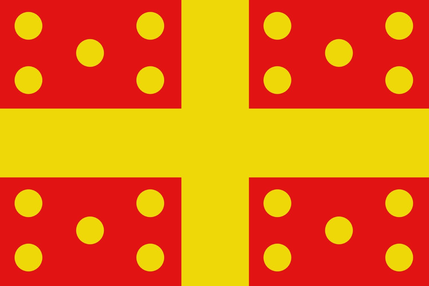 Drapeau XL Harelbeke 120x180cm pour pavoisement extérieur de grande taille