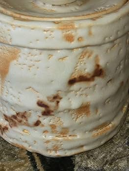 美濃焼各務周海志野水指共箱付き骨董品古玩