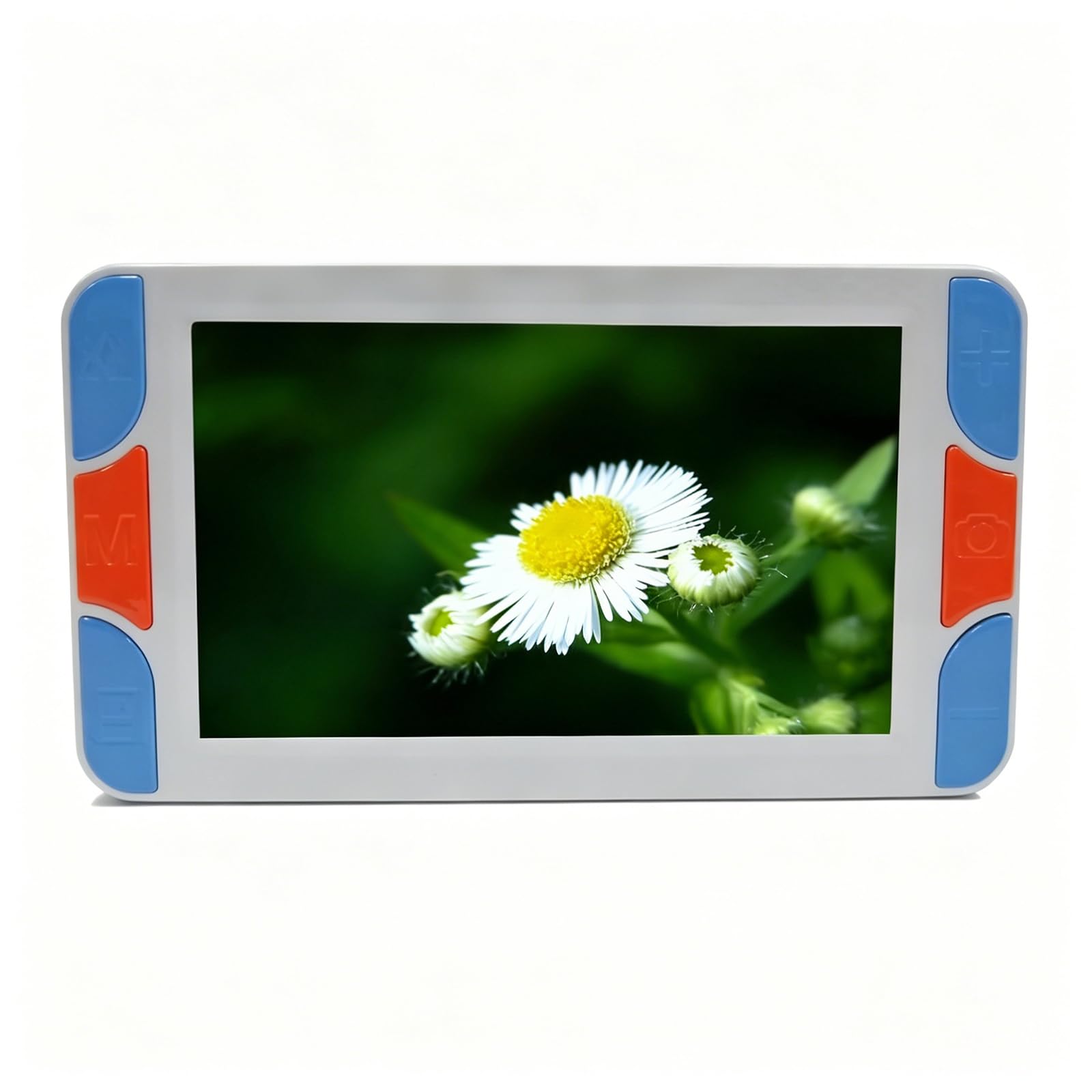 Loupe Vidéo Numérique Portable, Aide À La Lecture Visuelle Électronique De 5 Pouces avec Poignée Pliable, Adaptée Aux Personnes Malvoyantes, Atteintes De Dégénérescence Maculaire Et De Basse