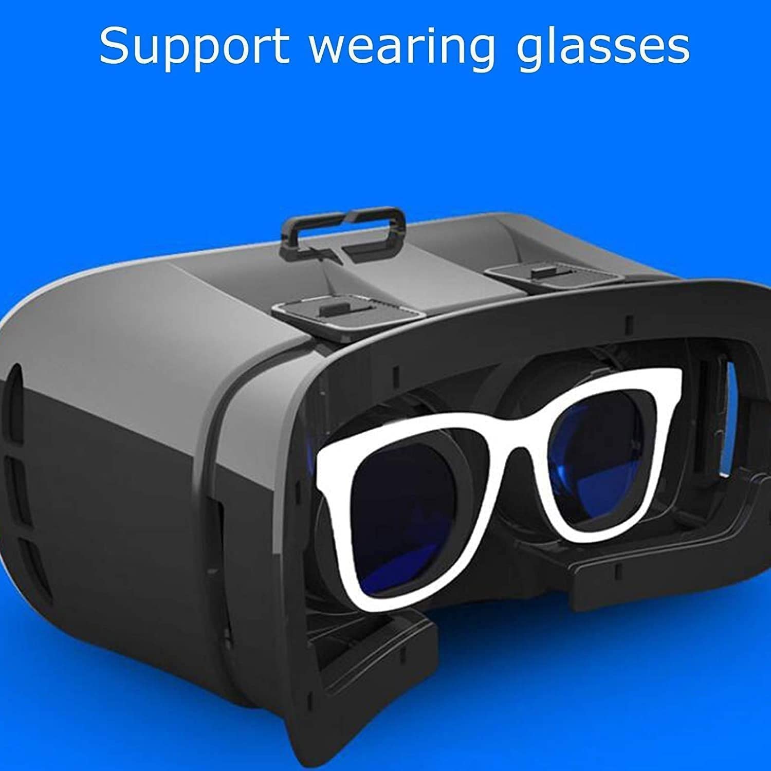 360° Video And immersive VR World Virtual Reality Headset 3D Glasses for VR Gaming Virtual Reality Headset Comfortable Virtual Reality Goggles Adjustable VR Glasses