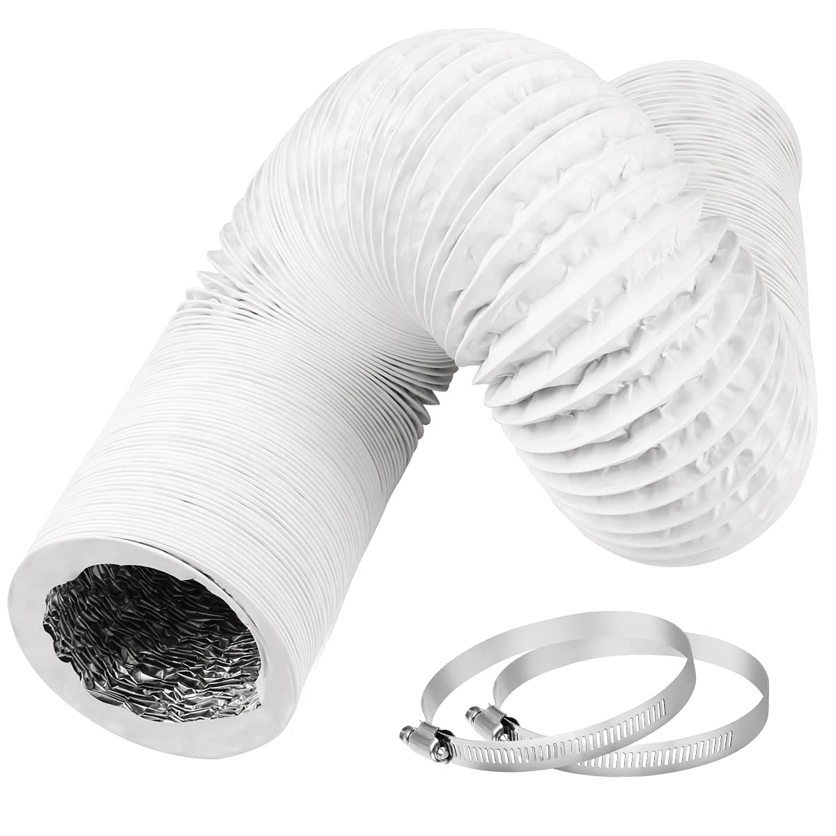 Buy Yiju Flexible 4 inch Ducting, 5 Feet Long Ducting Pipe for Tumble