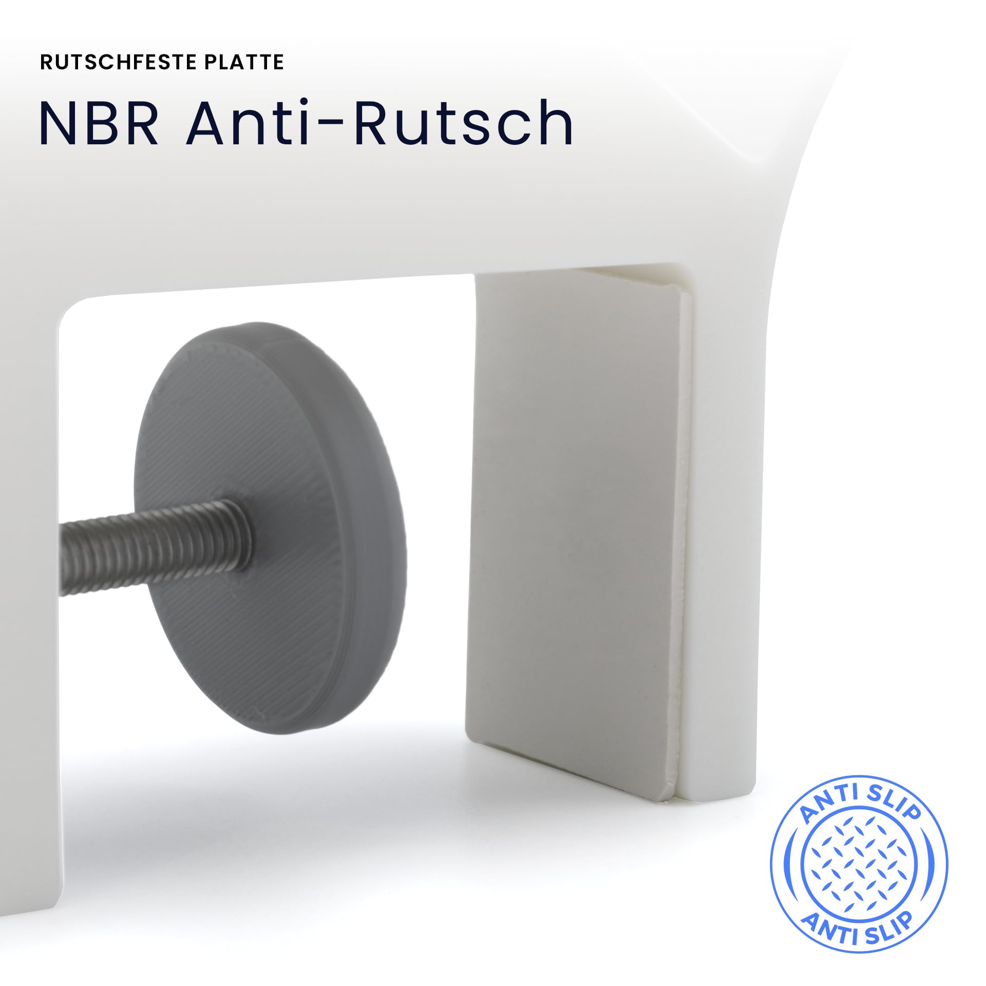 Babyphonehalterung für Philips Avent Connected SCD923, Klemmbefestigung | Babyphone Halterung, Für Bettumrandung von 10 bis 42 mm, - u.a. für Ikea Sniglar