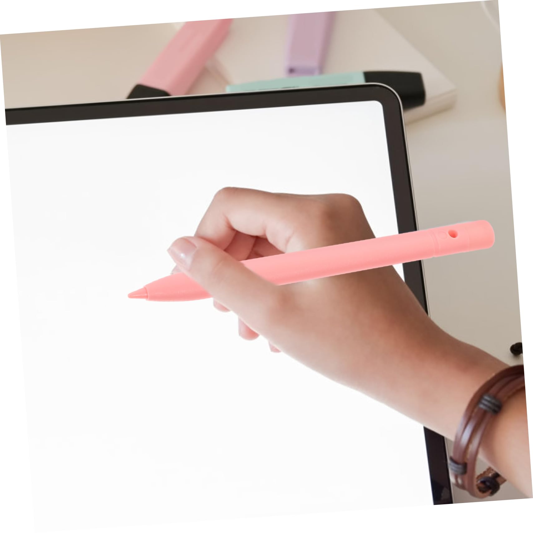 Veemoon Penna Stilo per Tablet Cancellabile 3 Pezzi, Penna per Scrivere e Disegnare su Schermo Lcd da 8.5, 10 e 12 Pollici, Plastico Resistente per Ufficio e Famiglia