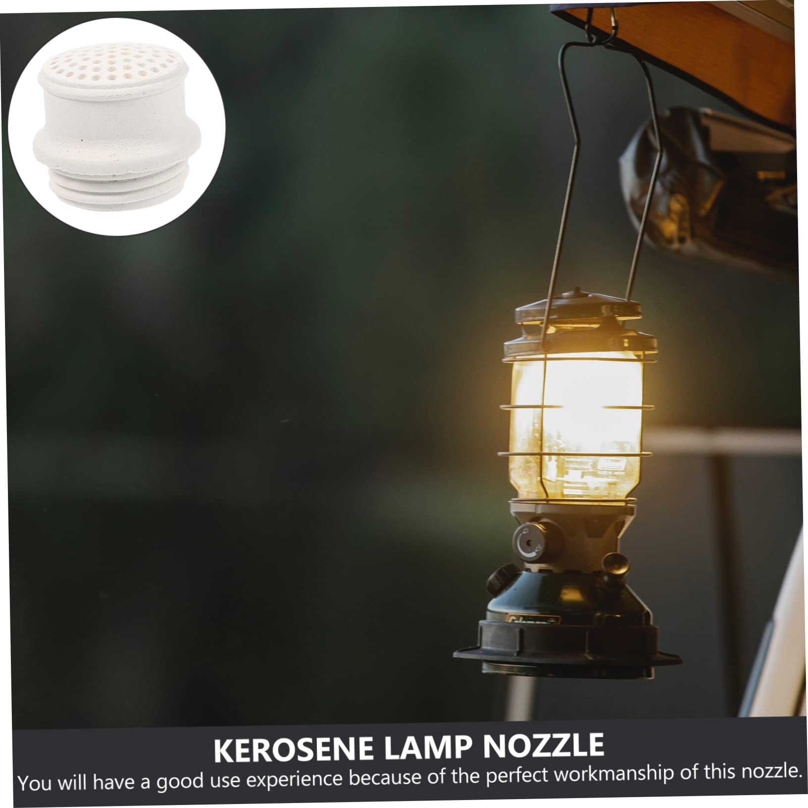 Ciieeo 12pcs Pottery Kerosene Lamp Nozzle Steam Lamp Parts Camping Accessories for Lantern Replaceable