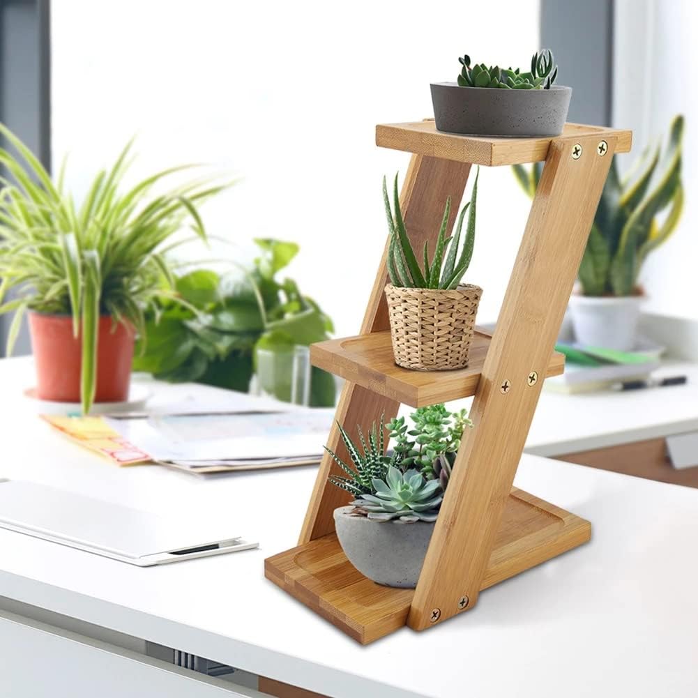 Plant Flower Floor Stand Shelves Rack Plant Flower Display Stand Shelf Storage Rack Outdoor Holder Garden