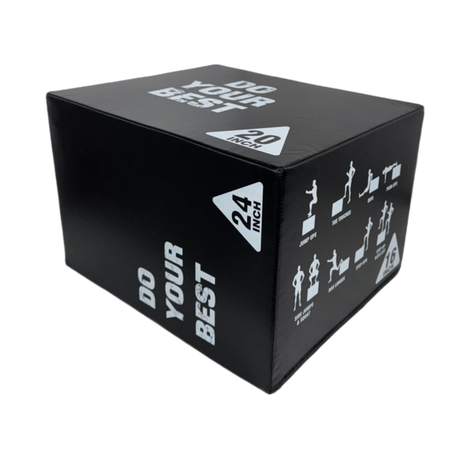 Plyo Box mit Anti Rutsch Funktion, Vielseitiges Und Tragbares Sprungtrainingsgerät für Konditionstraining Und Krafttraining