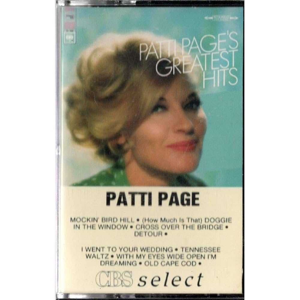 Patti Page: Patti Page's Greatest Hits Cassette VG++ Canada