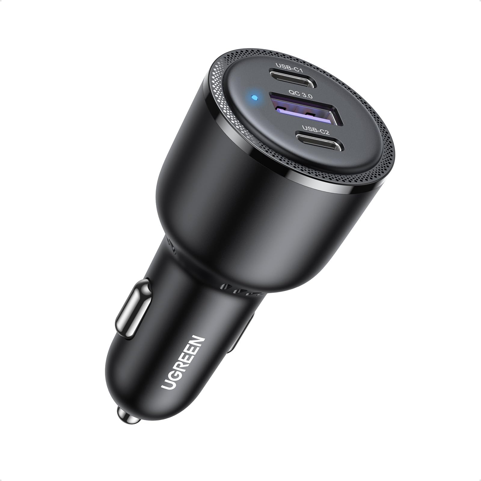UGREEN69W USB C Fast Car Charger PD QC 3.0 USB C Cigarette Lighter Charger 65W 45W 30W Compatible with MacBook Pro Air iPad Pro Steam Deck iPhone 15 Pro Max 14 13 Galaxy S24 S23 S22 Ultra Plus