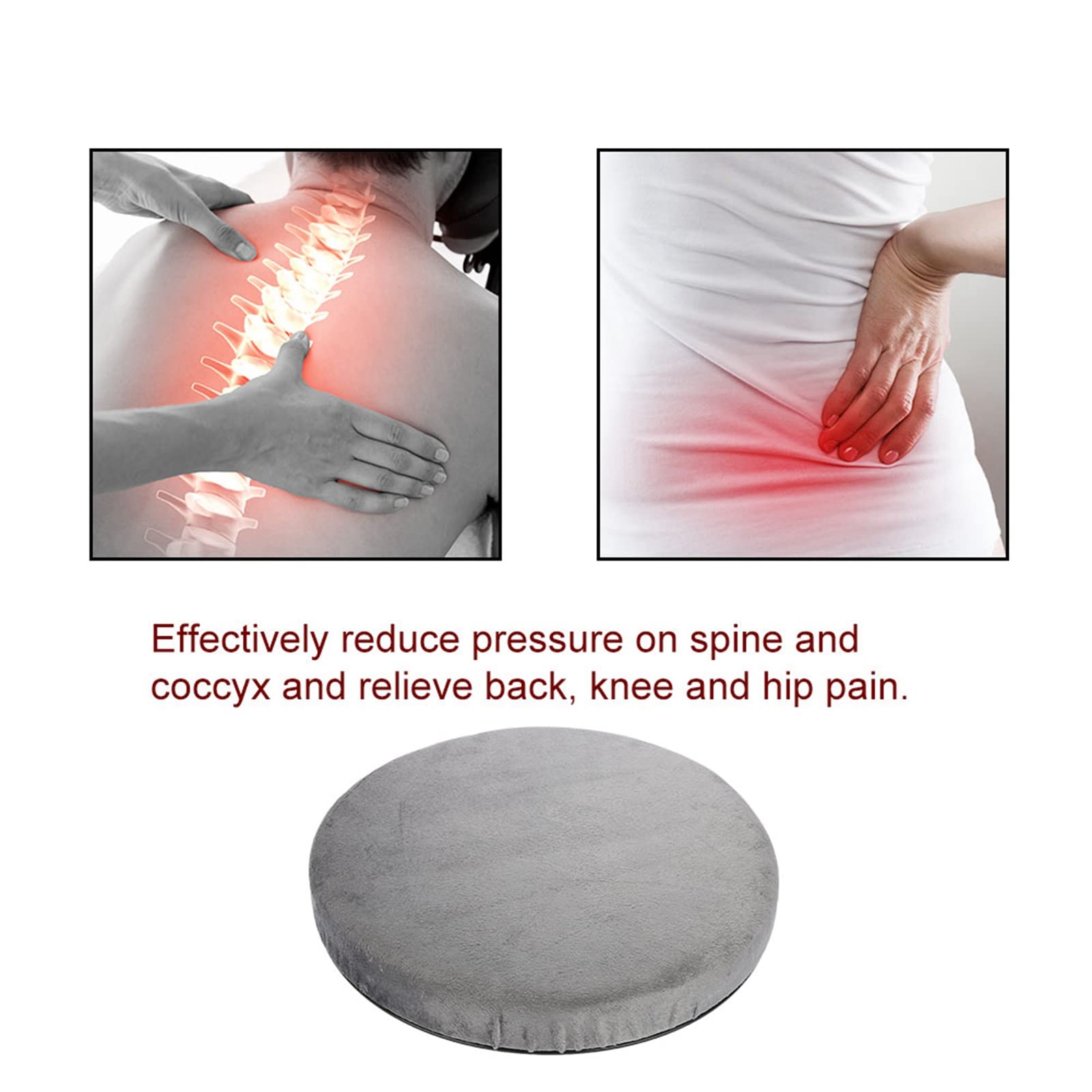 Swivel Seat Cushion, 360° Rotating Car Swivel Seats Mobility Aid, Antiskid Auto Mobility Disability Aid - Image 4